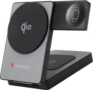 Verbatim Trådløs Powerbank Charge 'N' Go, 5000 Mah