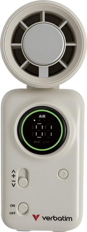 Verbatim Håndholdt Ventilator Cool 'N' Go, Hvid