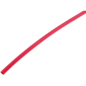 Manga termoretractil 1m 2:1  Ø3.2>1.6mm vermelha