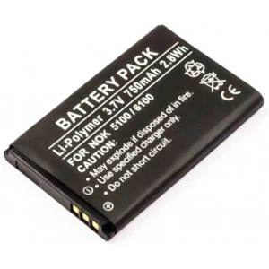 Bateria para telemóvel compatível com Nokia 5100, 6100 3.7V 750mAh 2.8Wh Li-Polymer
