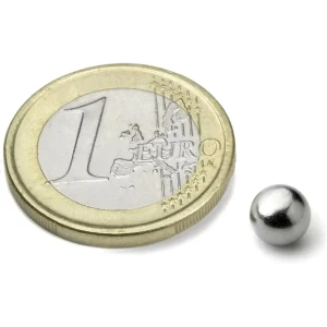 Íman Neodymium (NdFeB) esfera N38 Ø6mm