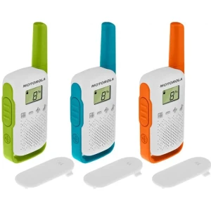 Motorola TALKABOUT T42 -  Kit de 3 Walkie-talkies 16 canais 4km (3x AAA) - VRD/AZL/LRJ