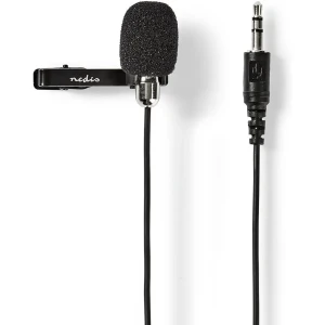 Nedis  MICCJ105BK -  Microfone de lapela Jack 3.5mm