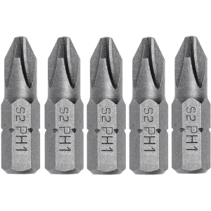 Högert  HT1S301 -  Conjunto de 5 Bits PH1 25mm