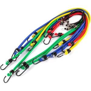 AMiO -  Conjunto de 12 elásticos esticadores c/ ganchos