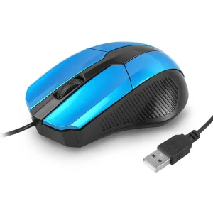 LTC -  Rato óptico 1000DPI c/ fio USB com scroll - azul