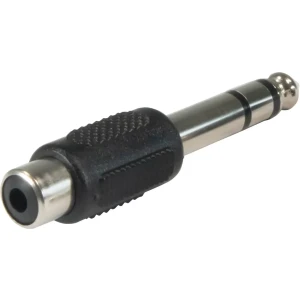 Adaptador Jack 6.3 macho Stereo - RCA fêmea
