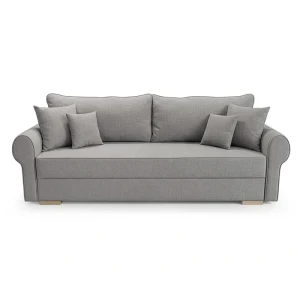 Sofa z Funkcją Spania RELON Szara Nowoczesna