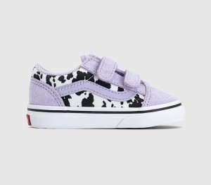 Vans Kids Old Skool Toddler Trainers Cow Soft Purple, 6infant