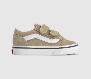 Vans Kids Old Skool Toddler Trainers Colour Theory Incense Natural, 5infant