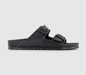 Birkenstock Arizona Mens Black Two Strap Eva Sandals, Size: 9.5