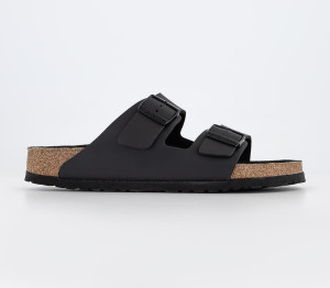 Birkenstock Mens Arizona Two Strap Sandals Triple Black, 7