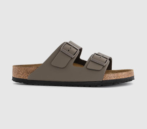 Birkenstock Mens Arizona Two Strap Men's Sandals Concrete Gray Grey, 7.5
