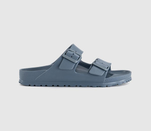Birkenstock Mens Arizona Two Strap Sandals Basalt Grey Eva, 9.5