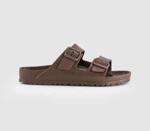 Birkenstock Mens Arizona Two Strap Sandals Roast Eva Brown, 8