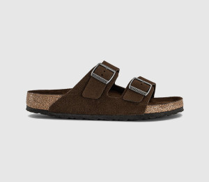 Birkenstock Mens Arizona Two Strap Sandals Carafe Tfb Brown, 11.5