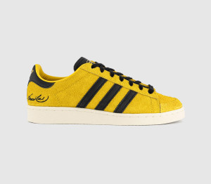 adidas Kids Jabbar Lo 'Bruce Lee' Trainers Bruce Lee Yellow Black, 4.5