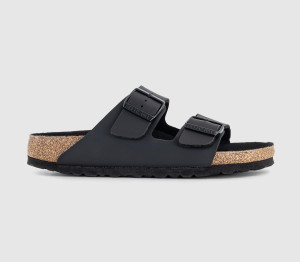 Birkenstock Womens Arizona Two Strap Sandals Triple Black, 8