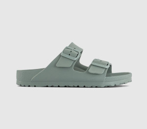 Birkenstock Women's Arizona Two Strap Sandals Pure Sage Eva Green, 6
