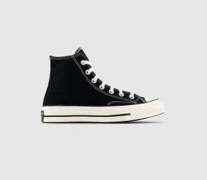 Converse All Star High 70's Black Canvas Trainers, 7