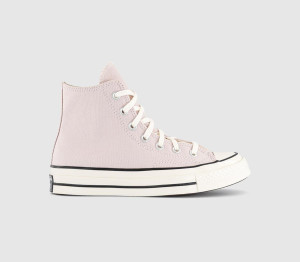 Converse Womens All Star Hi 70S Trainers Shy Flamingo Egret Black In Pink, 3