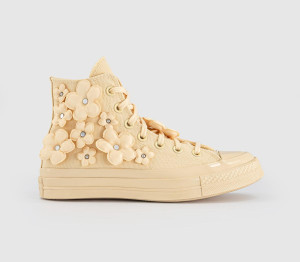 Converse Womens All Star Hi 70 S Trainers Golden View Flower Multi, 5