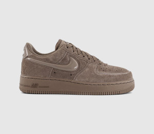 Nike Womens Air Force 1 Lo W Trainers Mink Brown Mink Brown Black, 6