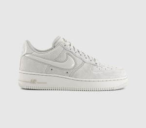 Nike Womens Air Force 1 Lo W Trainers Light Bone Light Bone White In Natural, 3.5