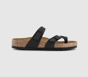 Birkenstock Womens Mayari Cross Strap Sandal Black, 8