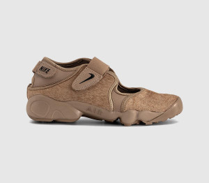 Nike Air Rift Trainers Pony Dark Driftwood Black In Tan, 5.5