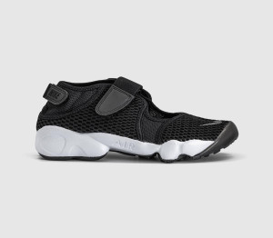 Nike Womens Air Rift Trainers Black Cool Grey White, 7.5