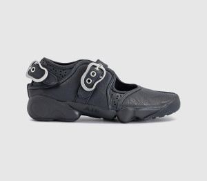 Nike Womens Air Rift Trainers Black Metallic Buckle, 3.5