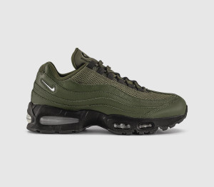 Nike Air Max 95 Trainers Cargo Khaki Medium Olive Black In Green, 10.5