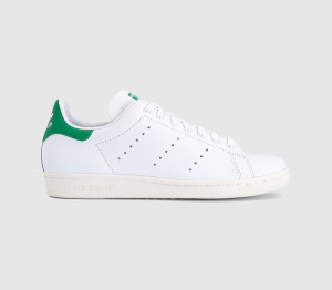 adidas Mens Stan Smith 80s Trainers White White Green