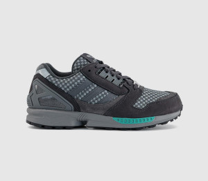 adidas Mens Zx 8000 Trainers Utility Black Grey Grey, 10.5