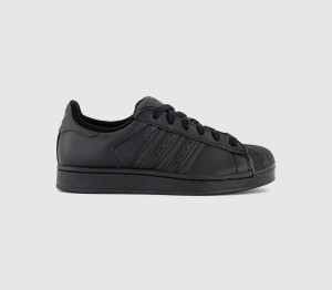 Adidas Mens Superstar II Trainers Black, 5.5