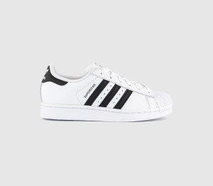 Adidas Superstar II Trainers White Core Black, 3