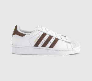 adidas Womens Superstar II Trainers White Earth Strata White, 3.5