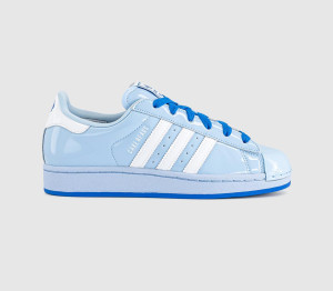 adidas Womens Superstar II 'Care Bears' Trainers Care Bear Clear Sky White Bluebird, 8