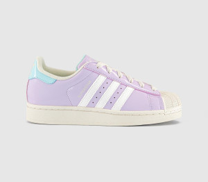 Adidas Womens Superstar II Trainers Almost Pink Offwhite Warm Vanilla, 3