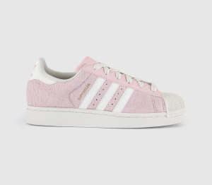 Adidas Womens Superstar II Trainers Sandy Pink Off White Gold Metallic, 4