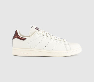 adidas Womens Stan Smith Trainers Crinkle Metallic In Multi, 8
