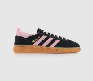 Adidas Kids Handball Spezial Trainers Black Clear Pink Gum, 4