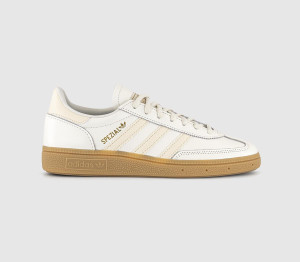 Adidas Womens Handball Spezial Trainers Core White Wonder Gum, 11.5