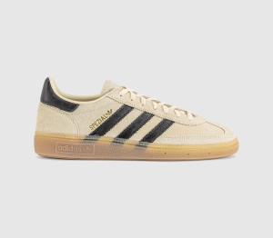 adidas Womens Handball Spezial Trainers Warm Vanilla Aurora Coffee Gold Metallic In White, 9