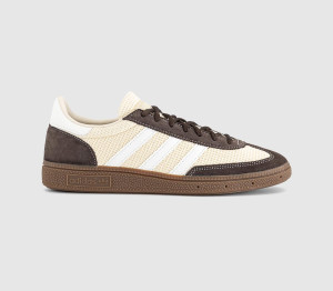adidas Mens Handball Spezial Trainers Warm Vanilla Offwhite Dark Brown, 7.5