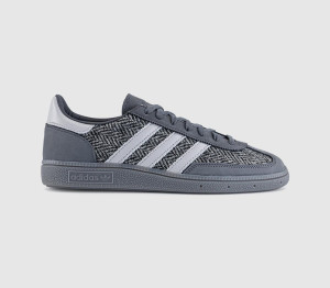 adidas Womens Handball Spezial x Harris Tweed Trainers Grey Grey Black, 11