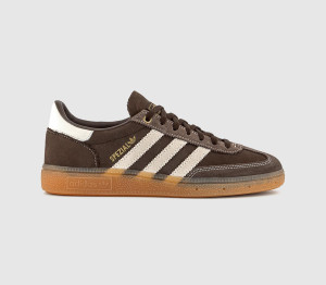Adidas Womens Handball Spezial Trainers Dark Brown Off White Gum, 3.5