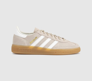Adidas Womens Handball Spezial Trainers Khaki Offwhite Gum Green, 7