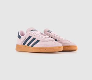 Adidas Handball Spezial Trainers Baby Pink Navy Gum, 9